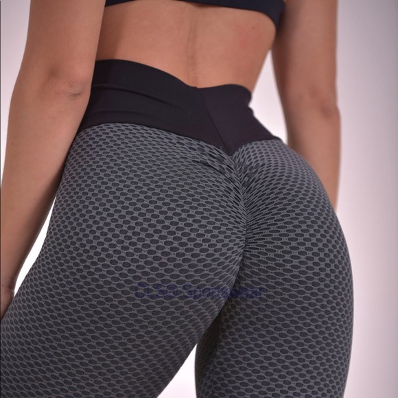 CLS scrunch butt Geo Textured leggings - Picture 2 of 11